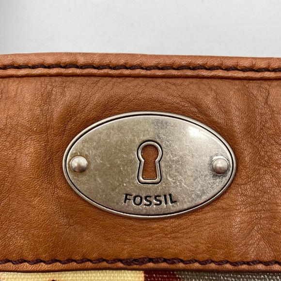 FOSSIL Key Per Canvas Coated Tote Floral Large - Picture 14 of 16